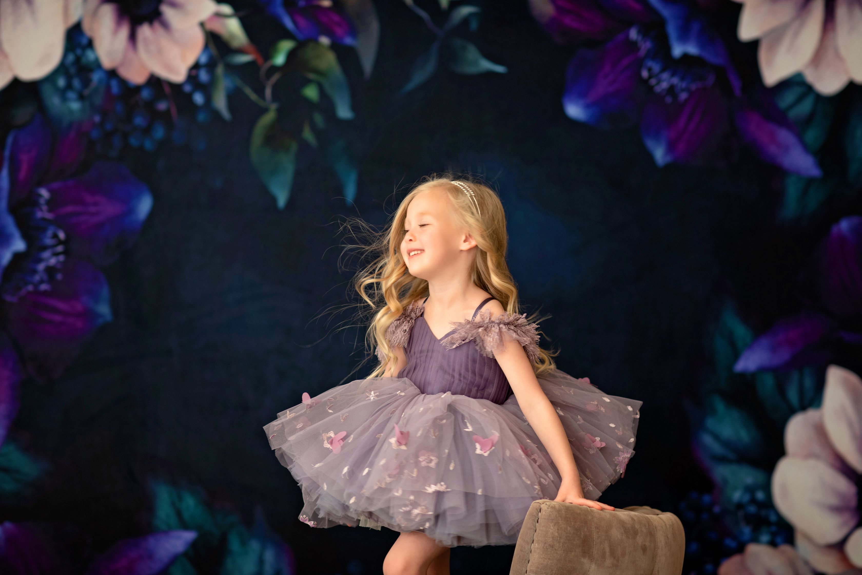 Charlee ballerina length gown (4 year- petite 6 year)