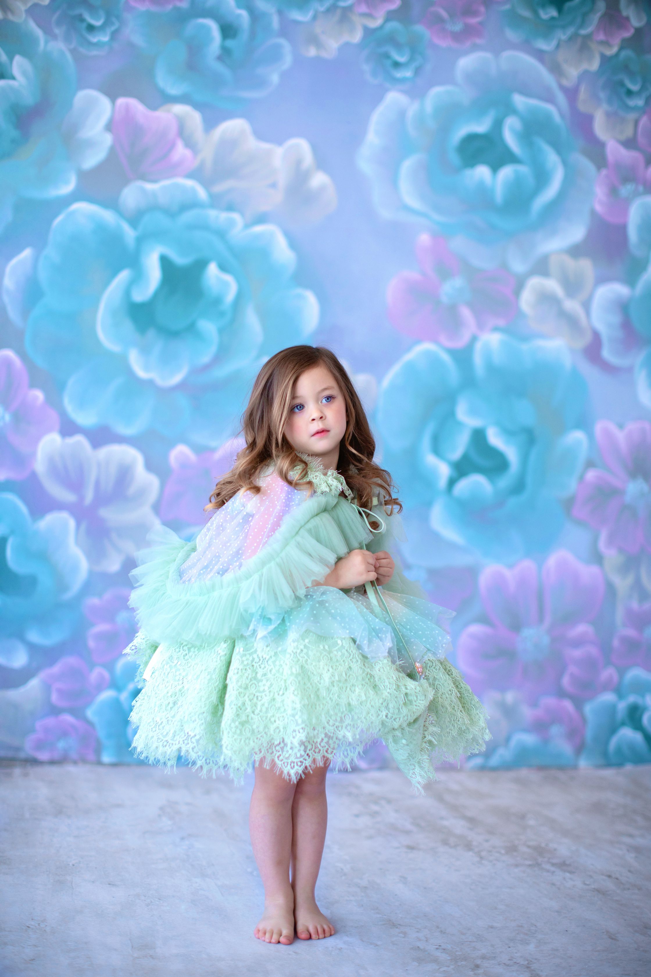 Confetti - Petal "Rainbow Cupcake" Petal Length Dress (3 Year-Petite 5 Year)