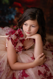 Butterfly Song Gown- select your silhouette  Floor Length Gown  Editorial Dress, Couture Gown, Special Occasion Dress