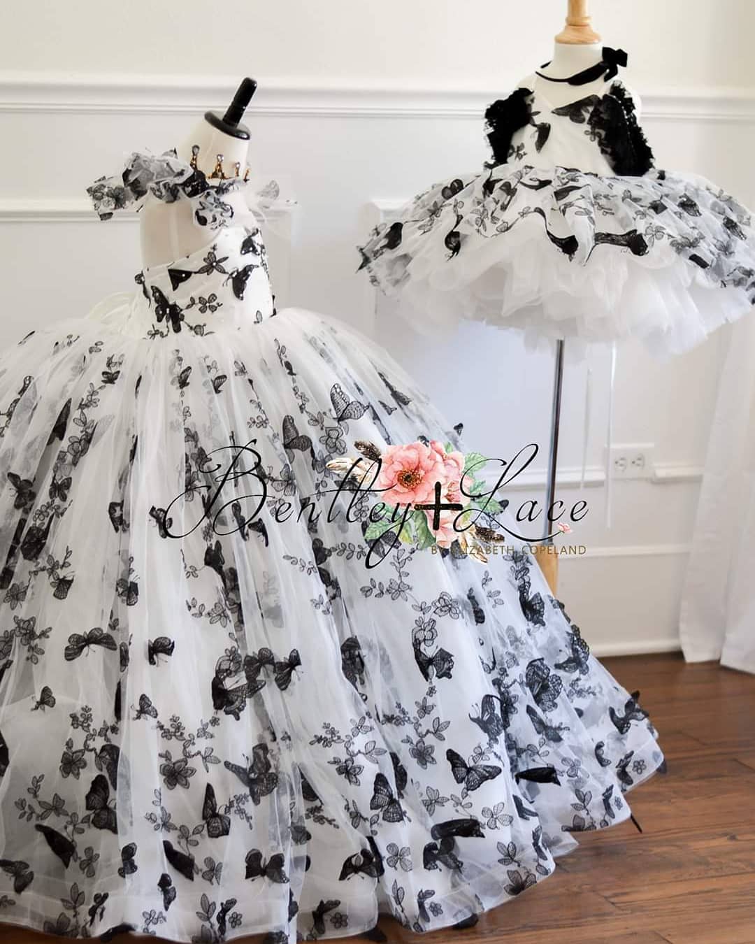 Butterfly Song Gown- select your silhouette  Short Length Gown  Editorial Dress, Couture Gown, Special Occasion Dress