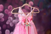 New rts "Pink Dazzle" -   Tulle Floor Length ( 8 Year - 9 Year)