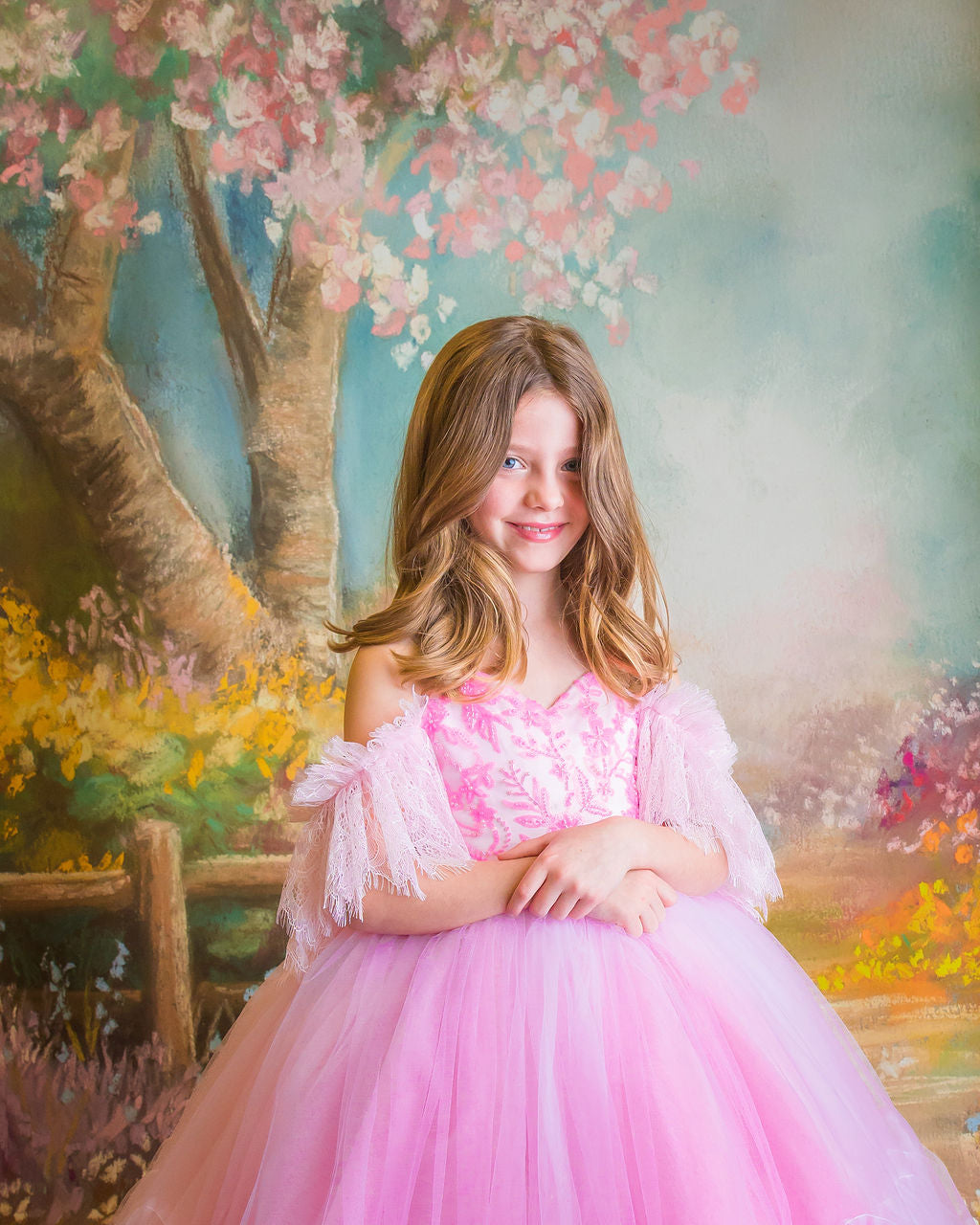 "Pink Dazzle" -   Tulle Floor Length ( 4 Year - 5 Year)