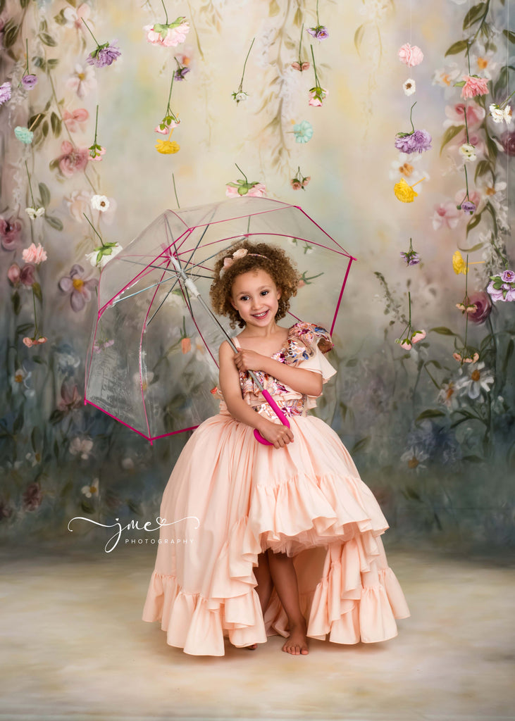 Couture Rental Gown "Aliza" -    High Low length ( 6 Year - Petite 7 Year)