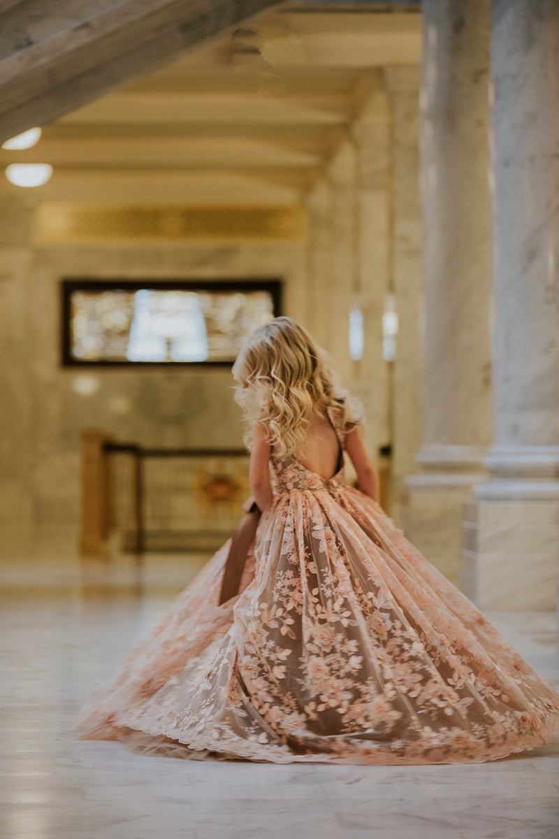 "Frankie" Flower Girl Dress,  Special Occasion Dress