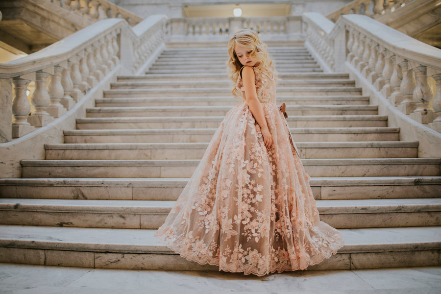 "Frankie" Flower Girl Dress,  Special Occasion Dress
