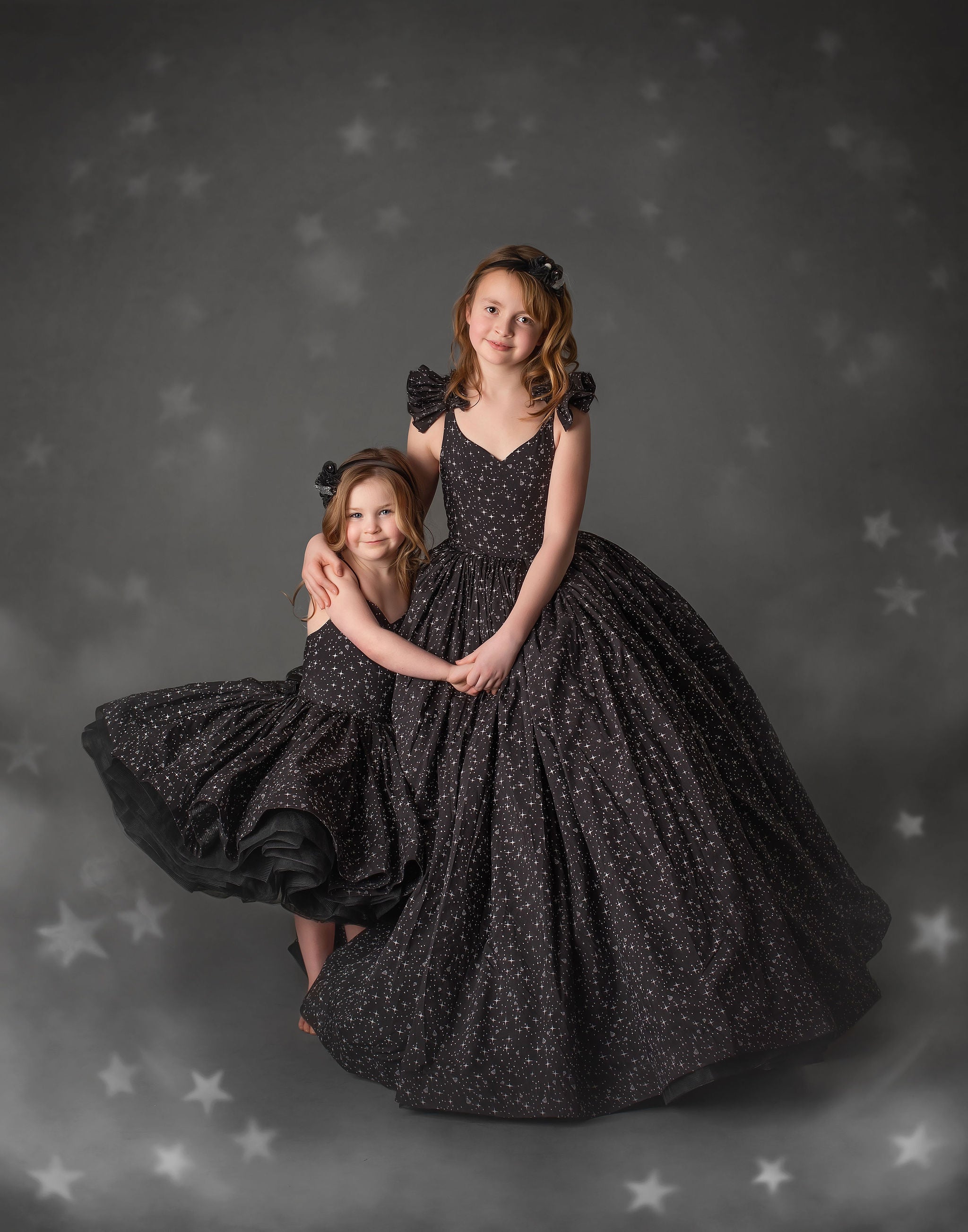 "Diamond Starlight" -  Floor long Length Dress Chiffon ( 6 Year - Petite 9 Year)