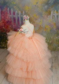 New "Star Dazzle"- High Low Length Dress (5 Year - Petite 6 Year)