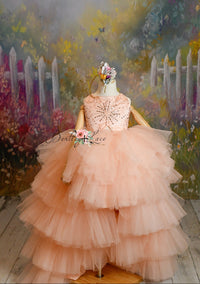 New "Star Dazzle"- High Low Length Dress (5 Year - Petite 6 Year)