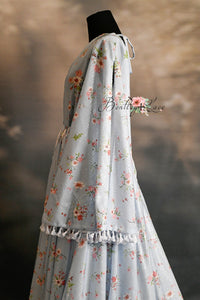 Rts new DAISY MAE - blue Bohemian Inspired gown (Teen/Adult) Maternity/ Non Maternity.