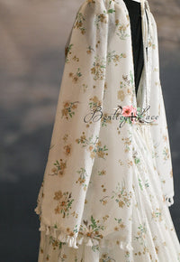 RTS NEW DAISY MAE - cream Bohemian Inspired gown (Teen/Adult) Maternity/ Non Maternity.