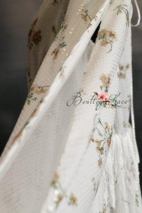 RTS NEW DAISY MAE - cream Bohemian Inspired gown (Teen/Adult) Maternity/ Non Maternity.