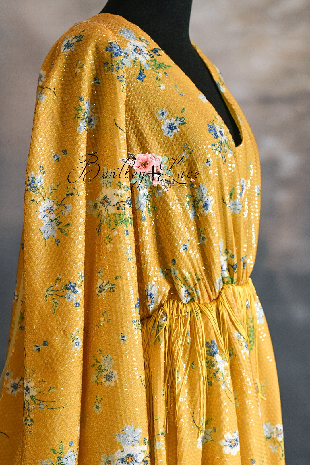 DAISY MAE - Yellow Bohemian Inspired gown (Teen/Adult) Maternity/ Non Maternity.