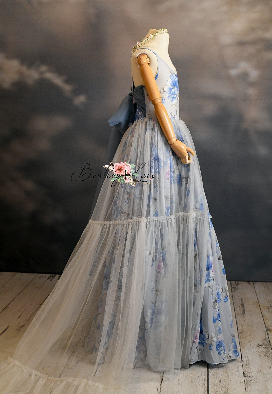 Modified "Hillary" - floral - Beautiful boho inspired gown - (6 - 11 YEAR)