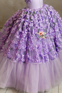 Retired rental Eva-  Floor Length Dress ( 5 Year - Petite 6 Year)