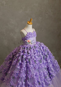 Retired rental Eva-  Floor Length Dress ( 5 Year - Petite 6 Year)