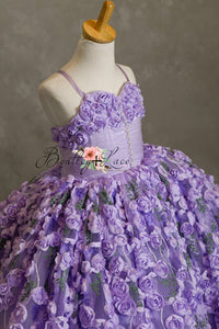 Retired rental Eva-  Floor Length Dress ( 5 Year - Petite 6 Year)