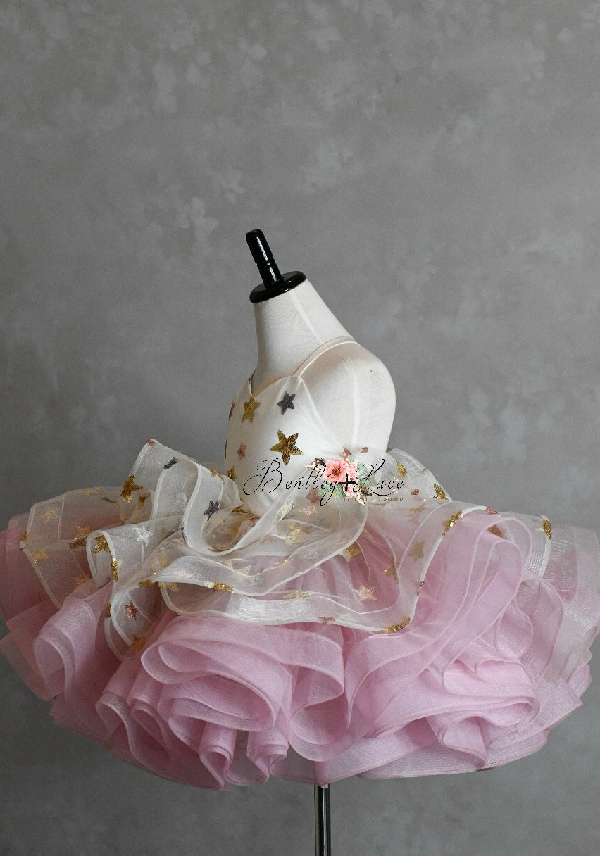 "Starry Surprise" Petal Short Length Dress ( 5 Year - Petite 6 Year)