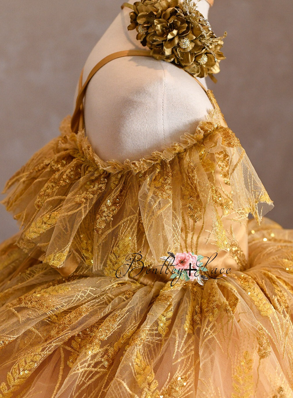 "Wheatly" Petal Short Length Dress ( 5 Year - Petite 6 Year)
