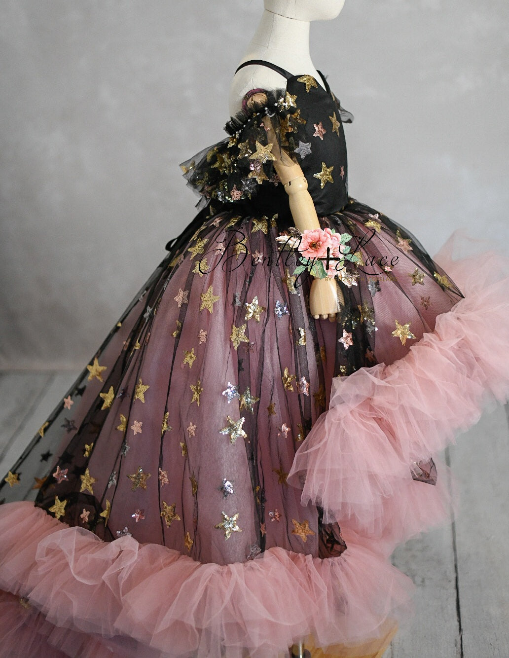 "Dazzling Magic"  High Low Dress ( 6 Year - Petite 7 Year)