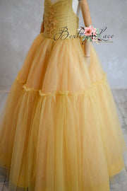 Hillary/Frenchie Solid gown- no applique choose color Editorial Dress, Couture Gown, Special Occasion Dress