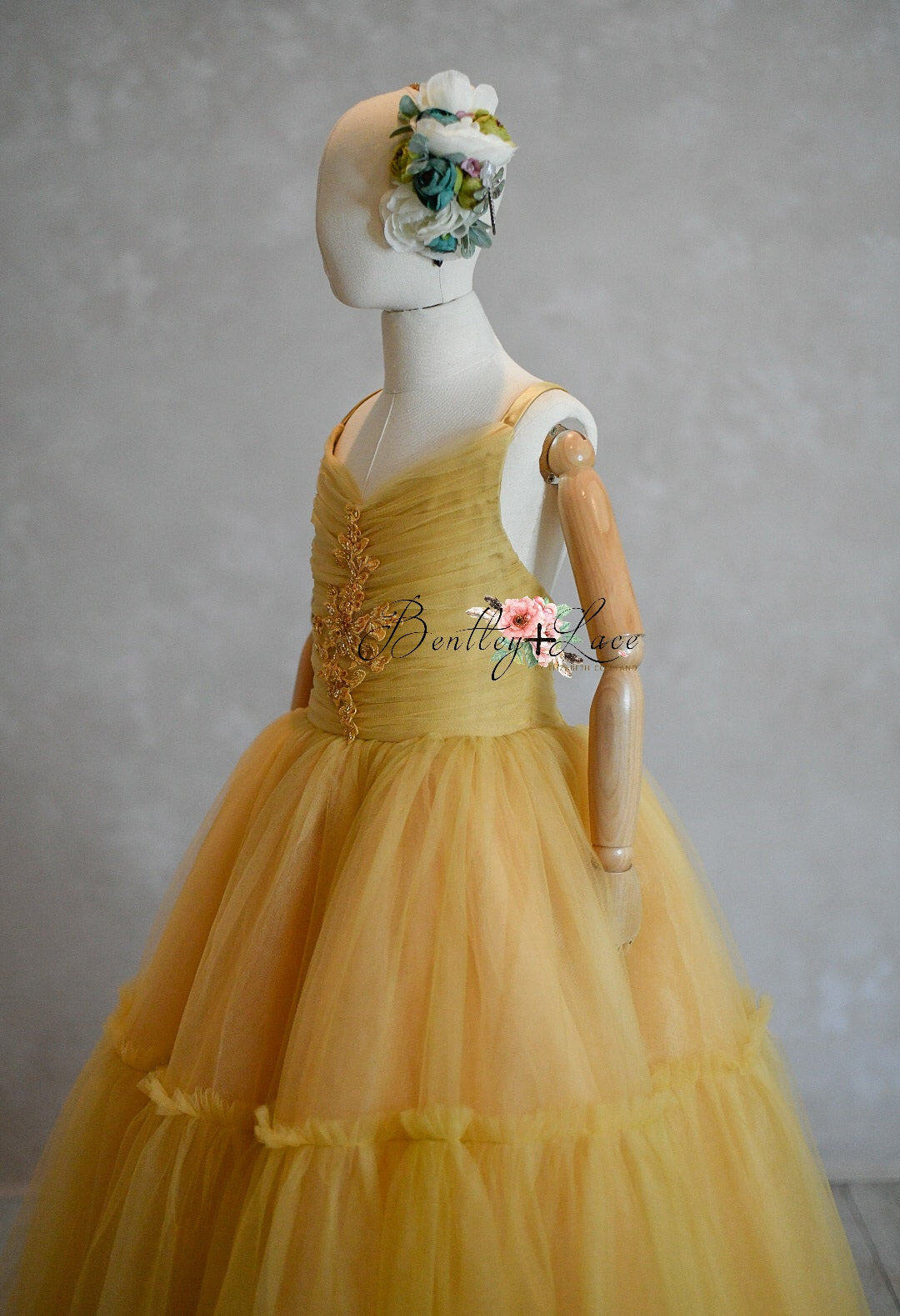 Hillary/Frenchie Solid gown- no applique choose color Editorial Dress, Couture Gown, Special Occasion Dress