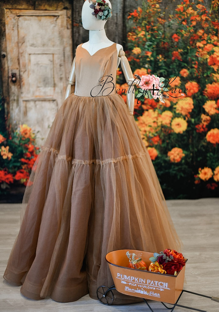"Frenchie" -  Copper Floor Length ( 10 Year - Petite 12 Year)