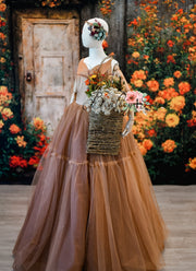 Hillary/Frenchie Solid gown- choose color Editorial Dress, Couture Gown, Special Occasion Dress