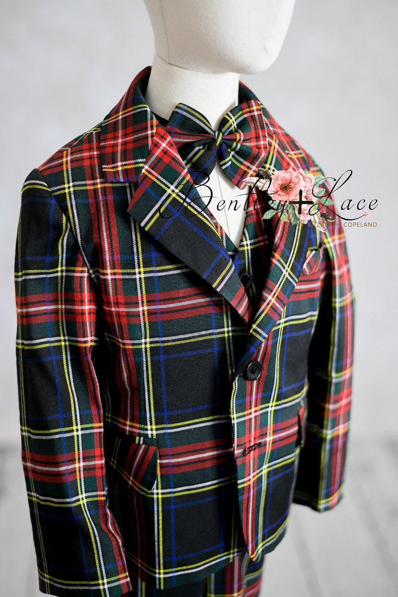 "Darling Plaid" Suit Set | Stylish Suit for 6 Years to Petite 7 Years