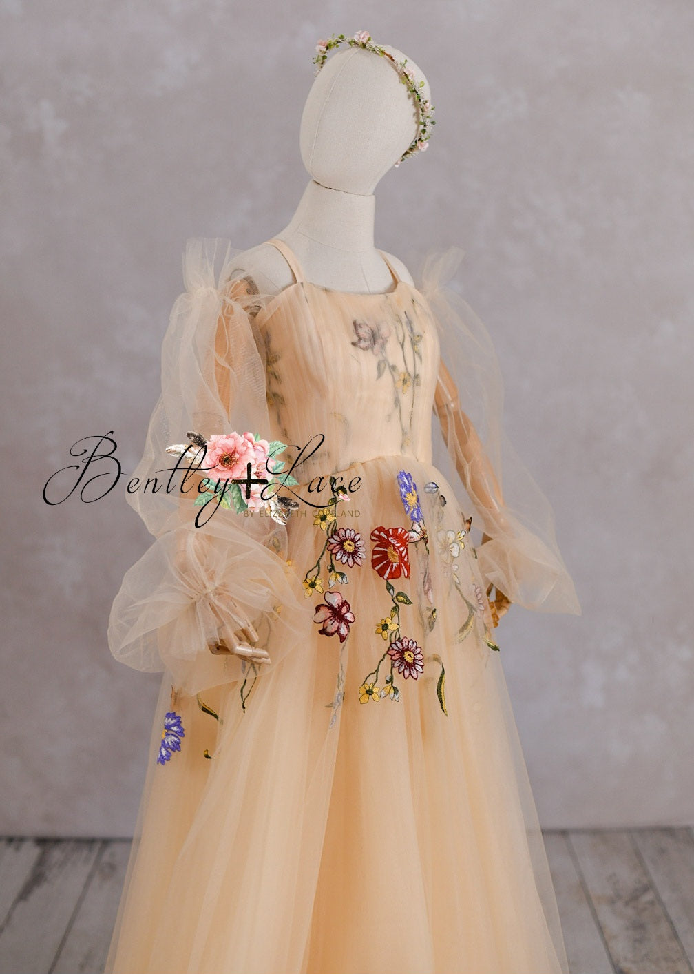 Bishop Tulle Sleeves  - Custom color