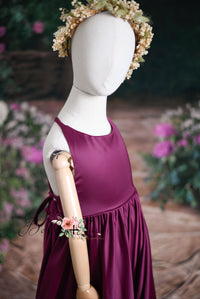 RTS GUC "ZIGGY" Silk Satin Floor Length Gown (7-9 Year)