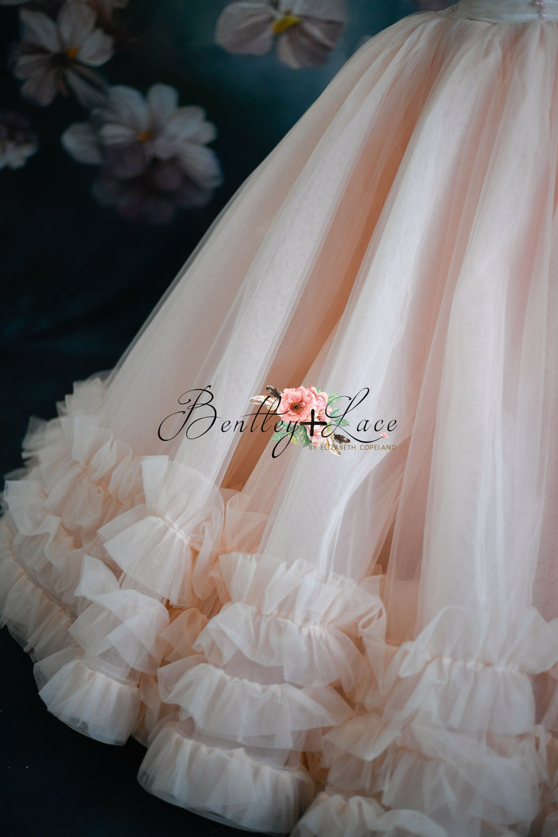 Monreau- choose color Editorial Dress, Couture Gown, Special Occasion Dress