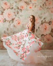 "Ellie Butterfly" -  Floor Length Dress  Editorial Dress, Couture Gown, Special Occasion Dress