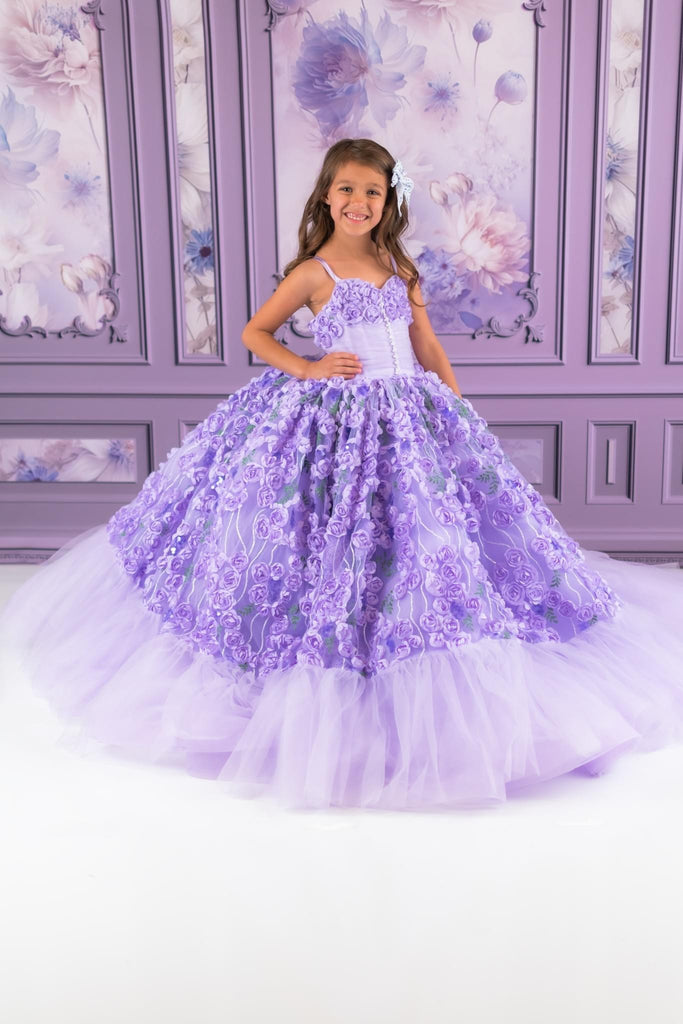 Eva-  Floor Length Dress ( 5 Year - Petite 6 Year)