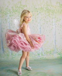 RETIRED RENTAL EUC "Brynn" -  Blush Petal Length Dress ( 3 Year - Petite 4 Year)