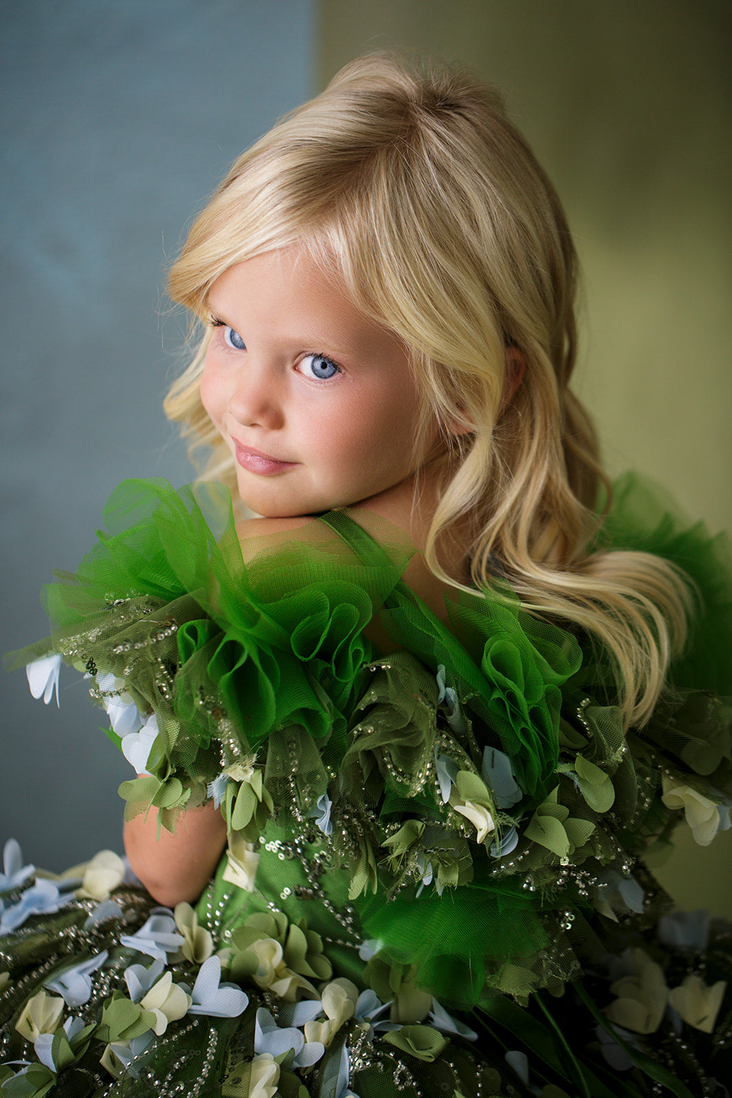 "Fern"  Petal Length Dress ( 5 Year - Petite 6 Year)