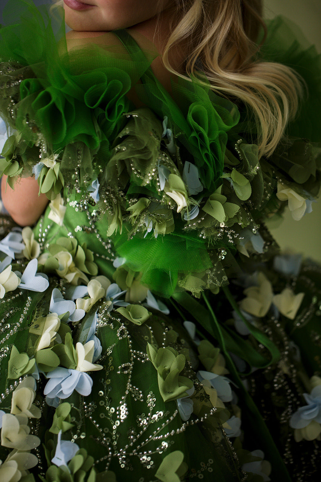 "Fern"  Petal Length Dress ( 5 Year - Petite 6 Year)