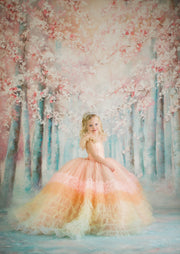 "Rainbow – Soirée" - Editorial Dress, Couture Gown, Special Occasion Dress