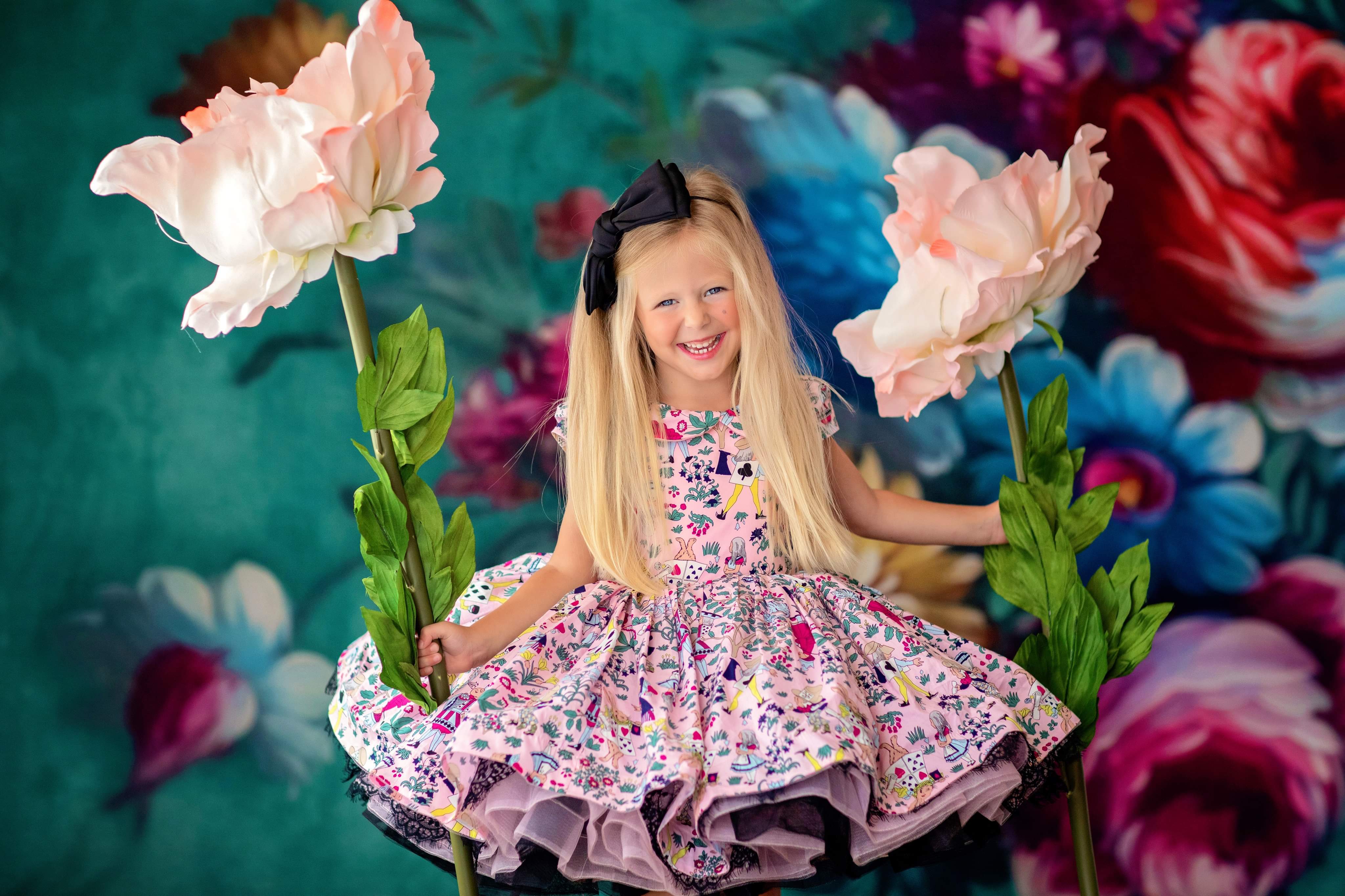 "Sweet Alice" -  Petal Length Dress - ( 3 Year - Petite 5 Year) retired rental