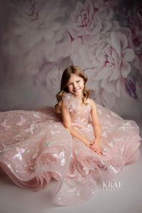 "Close-up of the soft lining inside the Anastasia gown, ensuring comfort with no itchy fabric against the skin."


