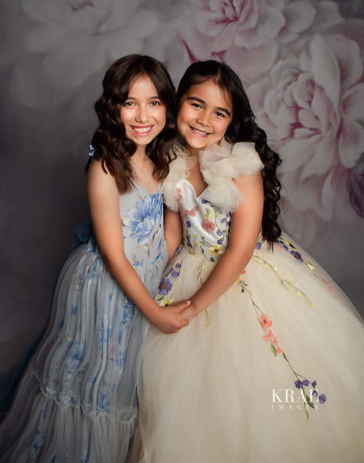 Hillary Chiffon Gown - Children-Adult sizes, Choose your color:  Editorial Dress, Couture Gown, Special Occasion Dress