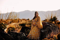 NEW RTS DAISY MAE - Yellow Bohemian Inspired gown (Teen/Adult) Maternity/ Non Maternity.